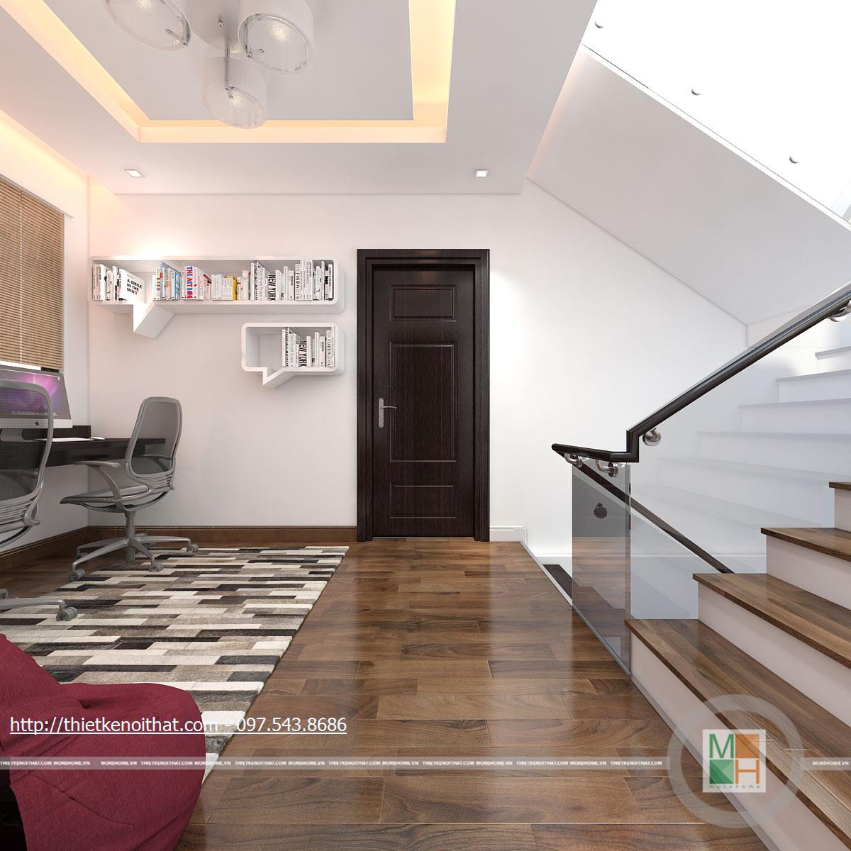 Mẫu cầu thang gỗ đẹp Mẫu cầu thang gỗ đẹp